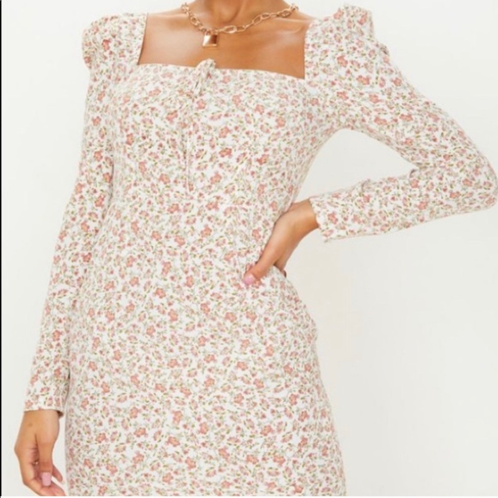 Floral Long Sleeve Dress